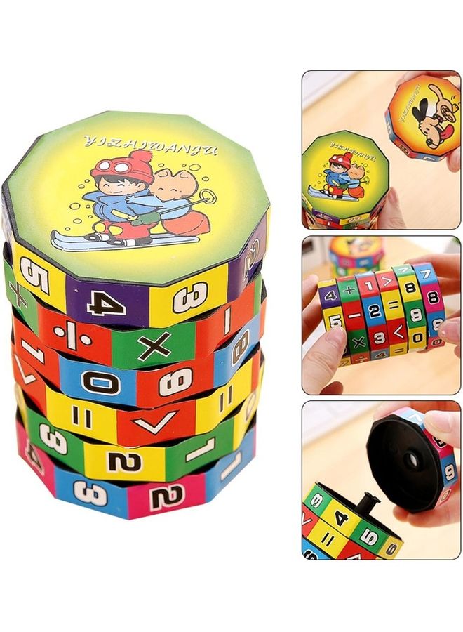EHOME Children Montessori Mathematics Numbers Magic Cube Puzzle Toy 9 x 6cm  - Image 2
