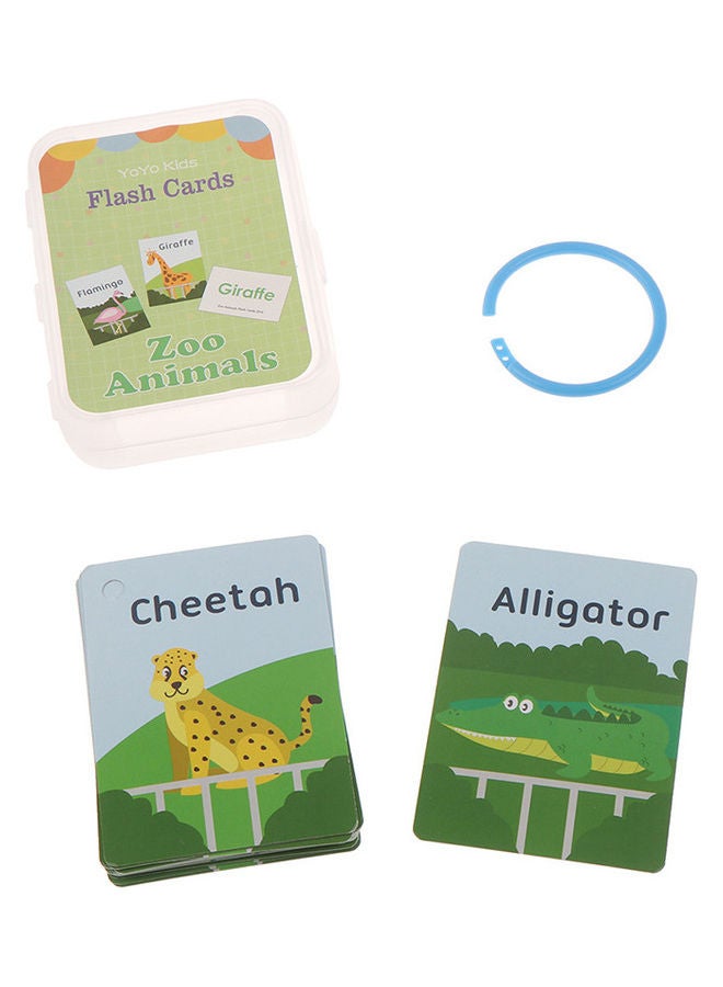 إيهوم 26 Letter English Flash Card Handwritten Montessori Learning Educational Toy 8 X 10 X 2.5cm - Image 1