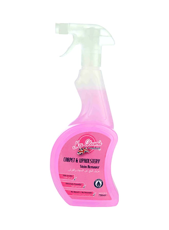 Mrs Gleam's Carpet & Upholstery Stain Remover Pink 750ml  - Image 1