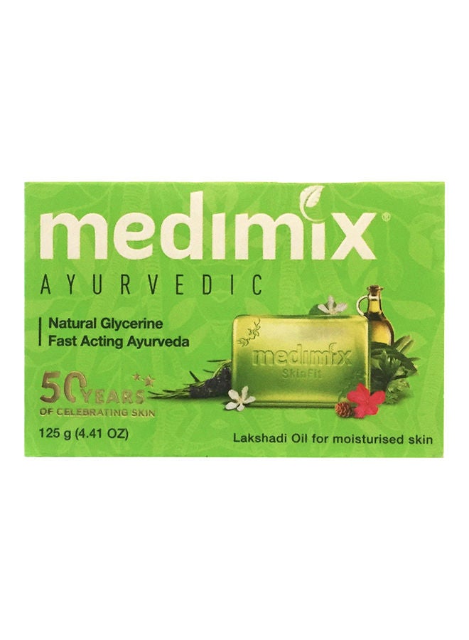 Medimix Ayurvedic Bath Soap Natural Glycerine 6 X 125grams  - Image 2