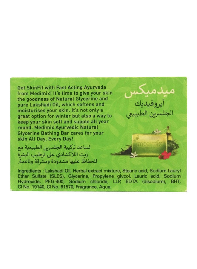 Medimix Ayurvedic Bath Soap Natural Glycerine 6 X 125grams  - Image 3