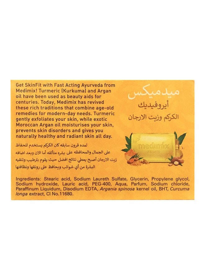 Medimix Ayurvedic Bath Soap Turmeric 125gms 6 X 125grams  - Image 3