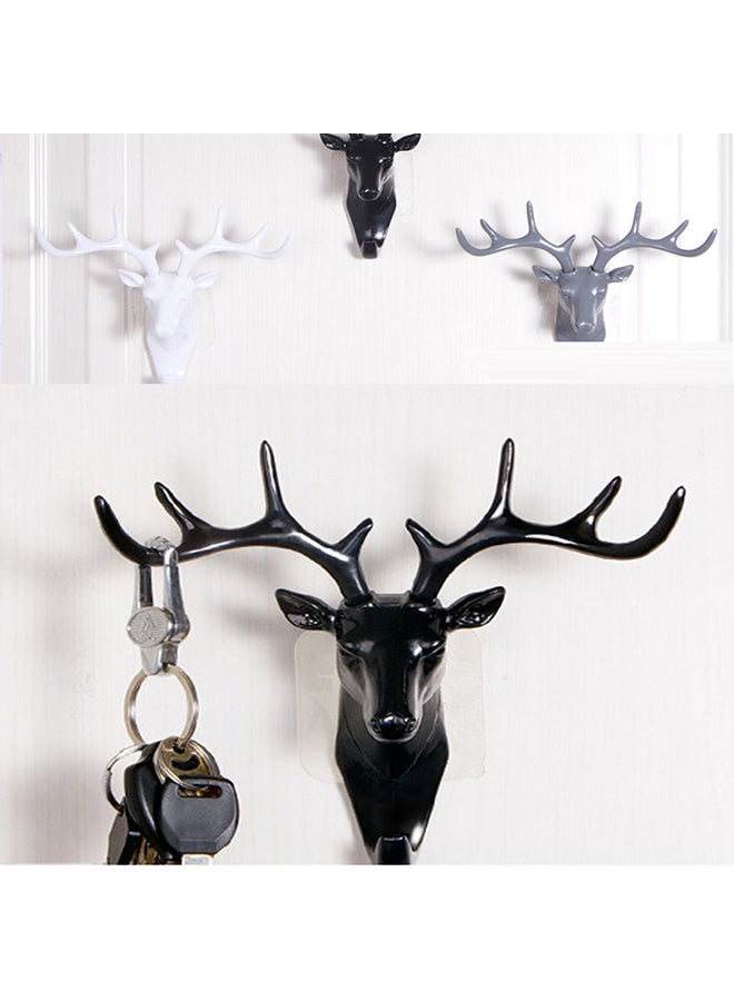 SAPU - Fawn Wall-Mounted Hook Grey 19x15cm - Image 1