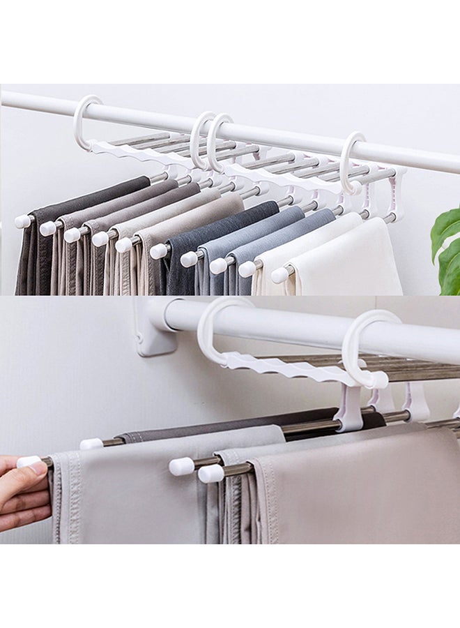 SAPU - Stainless Steel Clothes Hanger Silver/White 40x50x60cm - Image 1