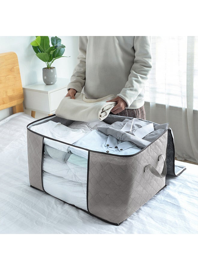 SAPU Clothing Storage Bag Grey/Clear/Black 60x35x40cm  - Image 5