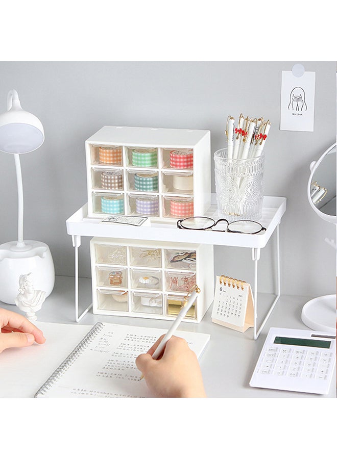 SAPU 9-Grids Organizer Box White/Beige 18x9.8x12cm  - Image 3