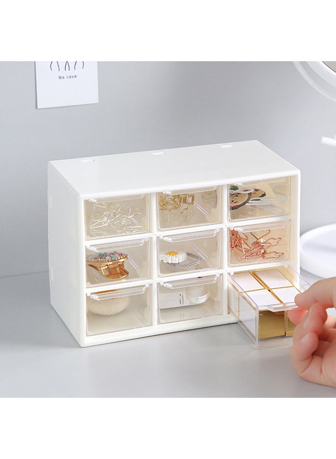 SAPU 9-Grids Organizer Box White/Beige 18x9.8x12cm  - Image 4