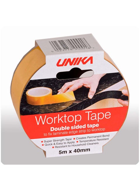 Double Sided Worktop Adhesive Tape Beige 5meter