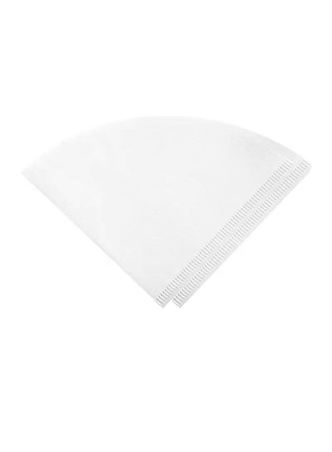VILILY 50-Piece Coffee Filter Paper Set White 130mm  - Image 1