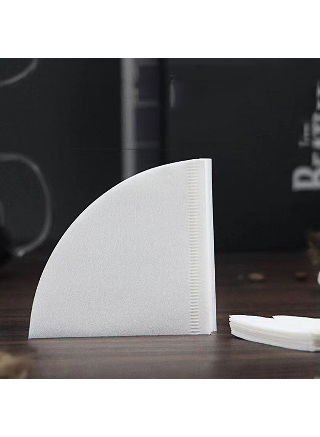 VILILY 50-Piece Coffee Filter Paper Set White 130mm  - Image 3