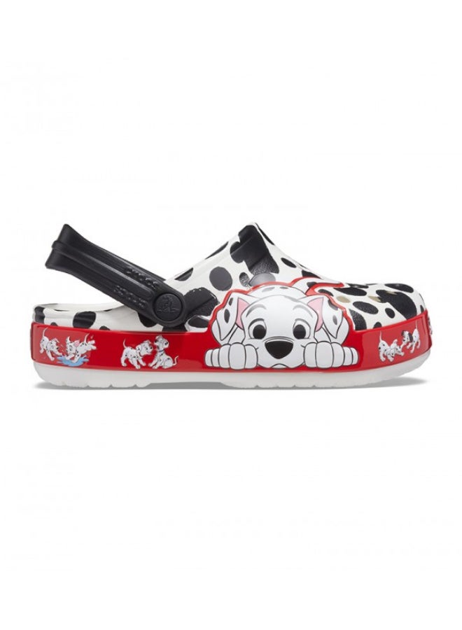 crocs Kids Dalmatians Detailed Slip-On Comfort Clogs Black/White/Red  - Image 2