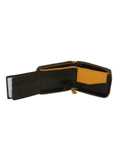 LAVERI LEATHER Genuine Leather Designer Wallet With Zipper Black  - Image 4