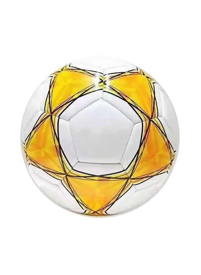 كرة قدم قابلة للنفخ من الجلد 21.5x21.5x21.5سم