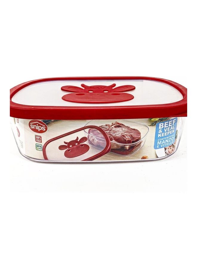 Snips Simple Container Veal Red 29cm - Image 1