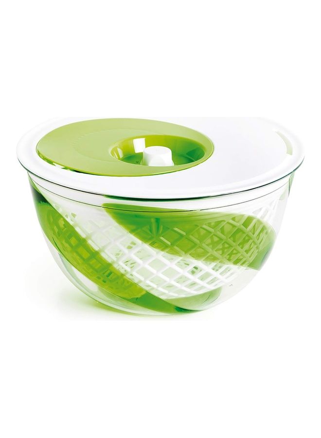 Snips Salad Spinner and Serve Display Green 39cm - Image 1