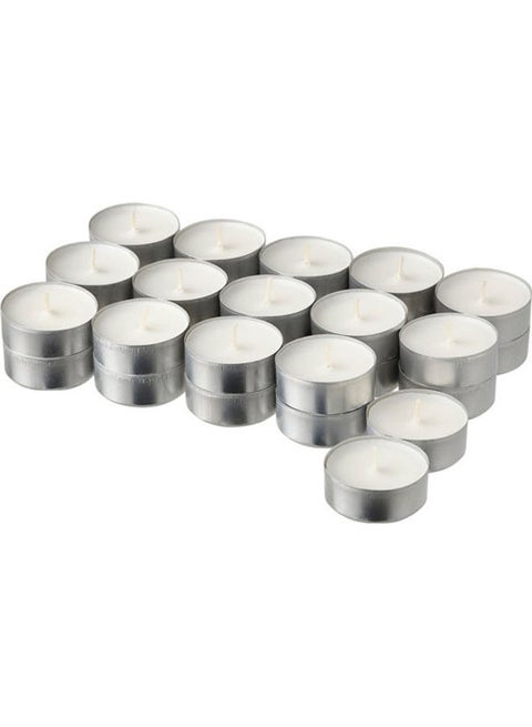 Scented Tealight Bonfire Silver