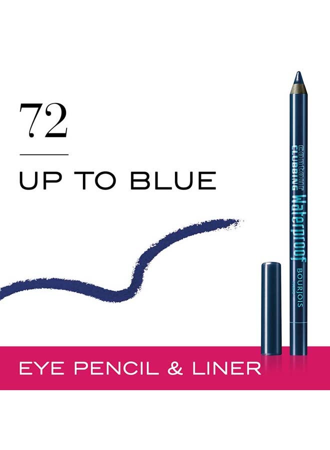 BOURJOIS PARIS Contour Clubbing Waterproof Pencil & Liner – 72 –Up To Blue  - Image 2