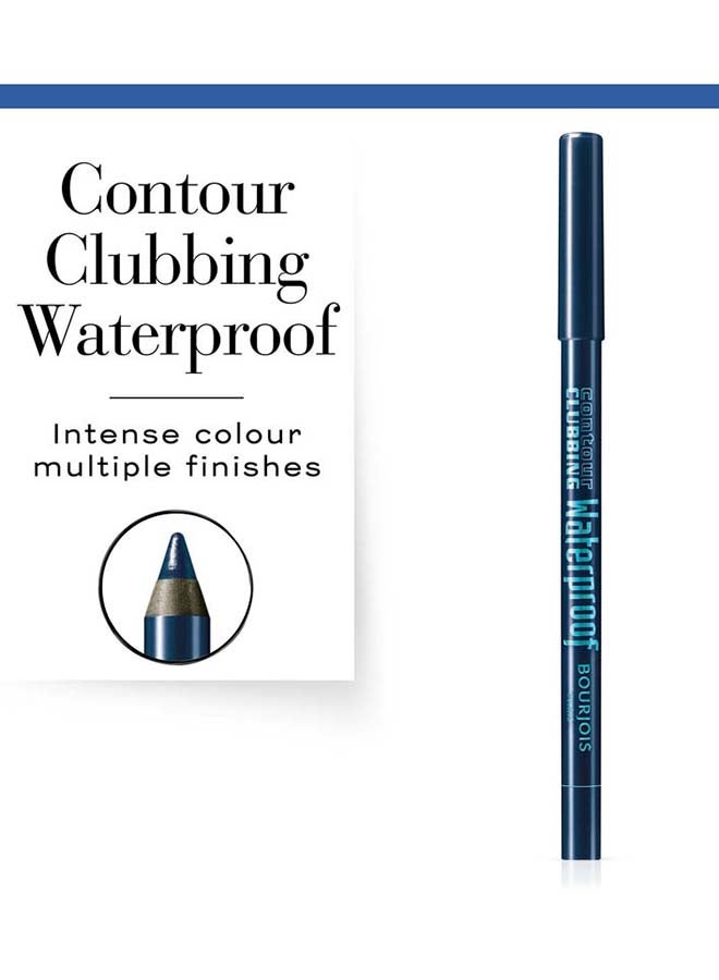 BOURJOIS PARIS Contour Clubbing Waterproof Pencil & Liner – 72 –Up To Blue  - Image 3