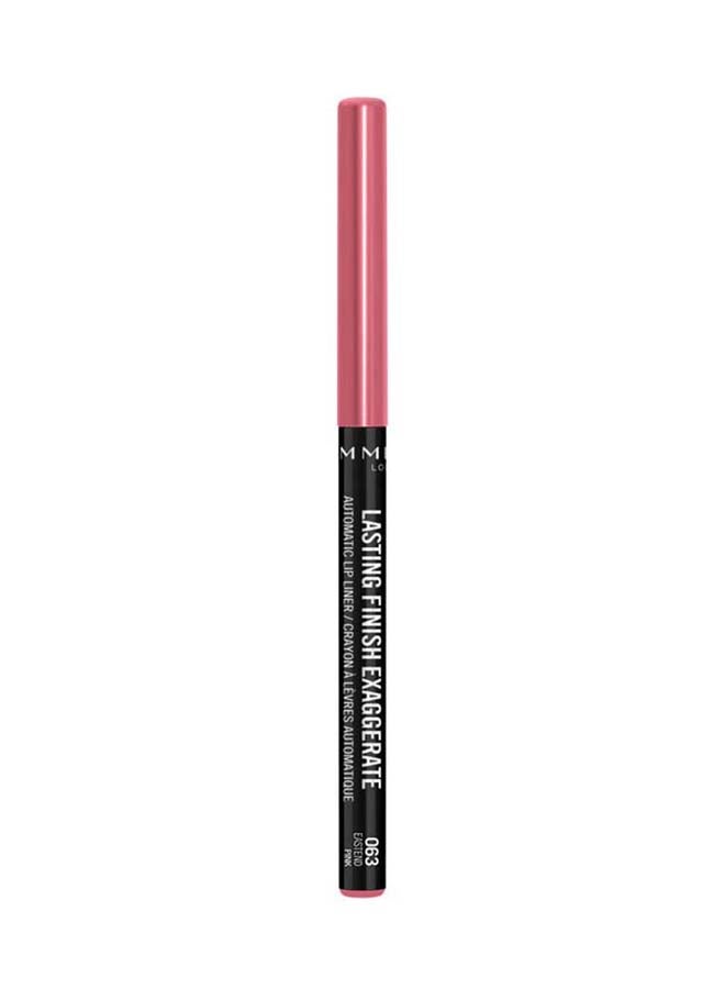RIMMEL LONDON Lasting Finish Exaggerate Automatic Lip Liner – 063 –Eastend Pink  - Image 1