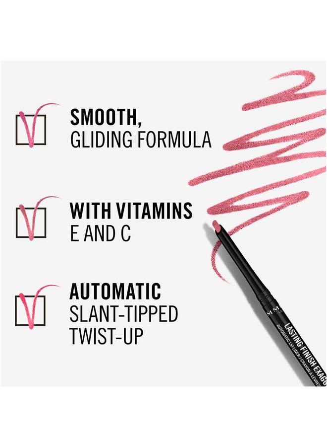 RIMMEL LONDON Lasting Finish Exaggerate Automatic Lip Liner – 063 –Eastend Pink  - Image 5