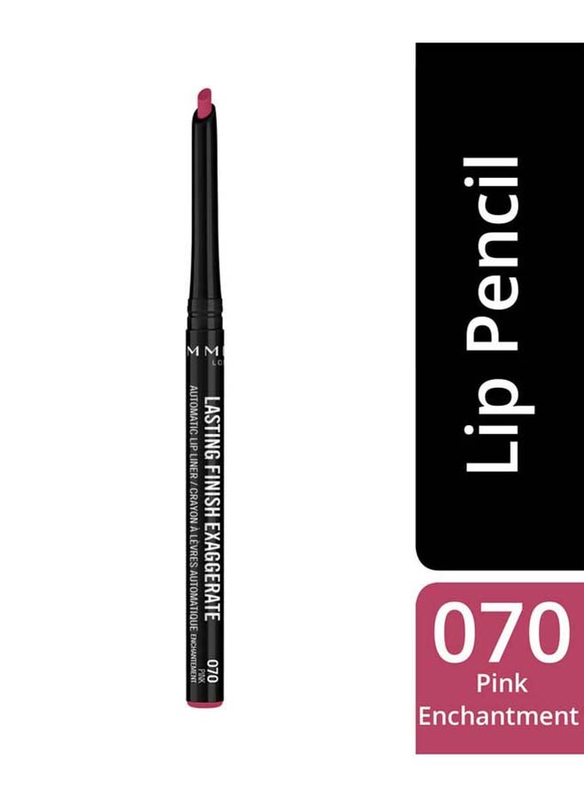 RIMMEL LONDON Lasting Finish Exaggerate Automatic Lip Liner, shade 70 Pink Enchantment, 0.35 Grams 70 Pink Enchantment  - Image 3