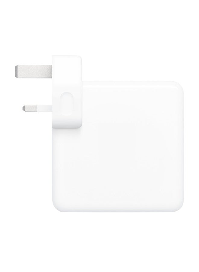 Generic - 96W Adapter Compatible for Apple MacBook White - Image 1