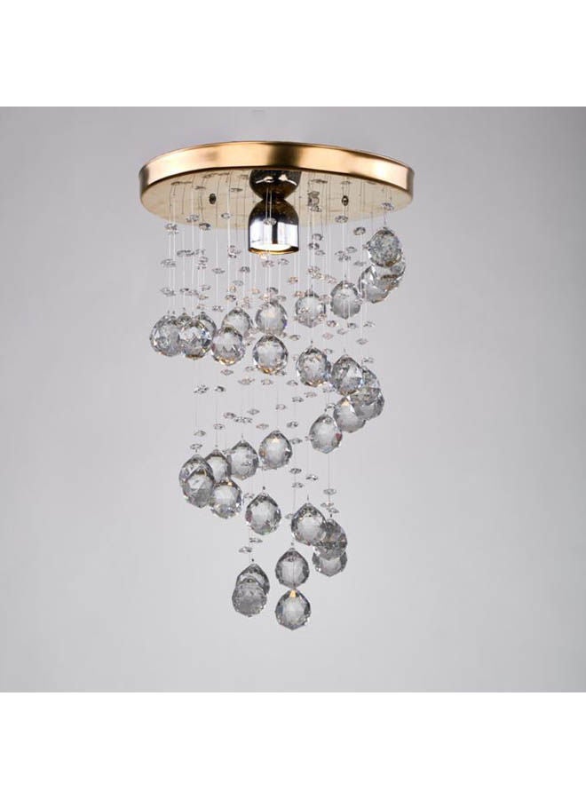 NAGAFA SHOP Chandelier Modern Crystal Lollipop Gold 30X50cm  - Image 1