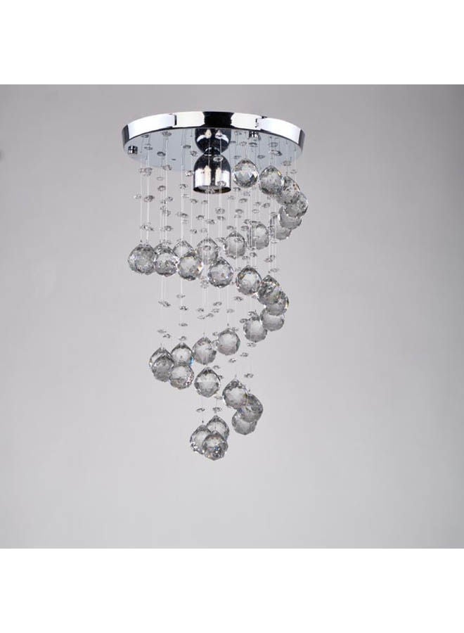 NAGAFA SHOP Chandelier Modern Crystal Lollipop Silver 30X50cm  - Image 1