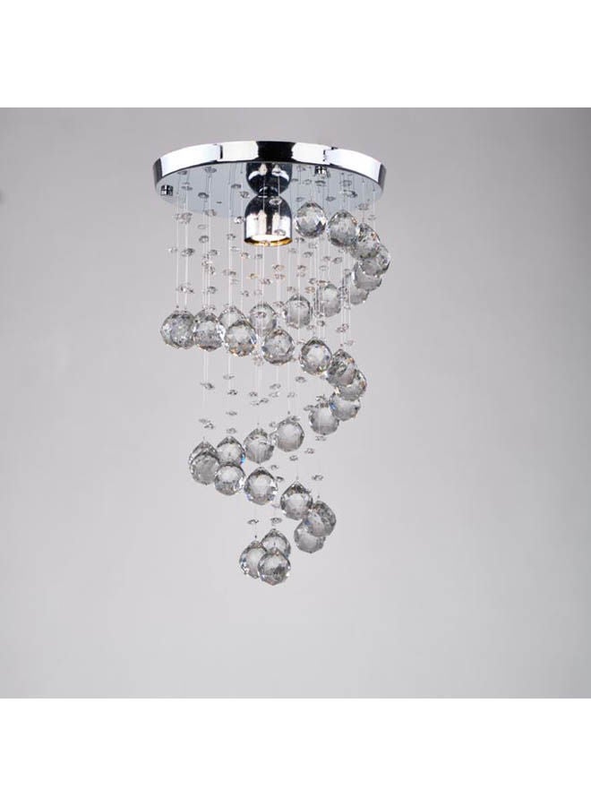 NAGAFA SHOP Chandelier Modern Crystal Lollipop Silver 30X50cm  - Image 2