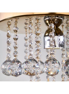 NAGAFA SHOP Chandelier Modern Crystal Lollipop Silver 30X50cm  - Image 2