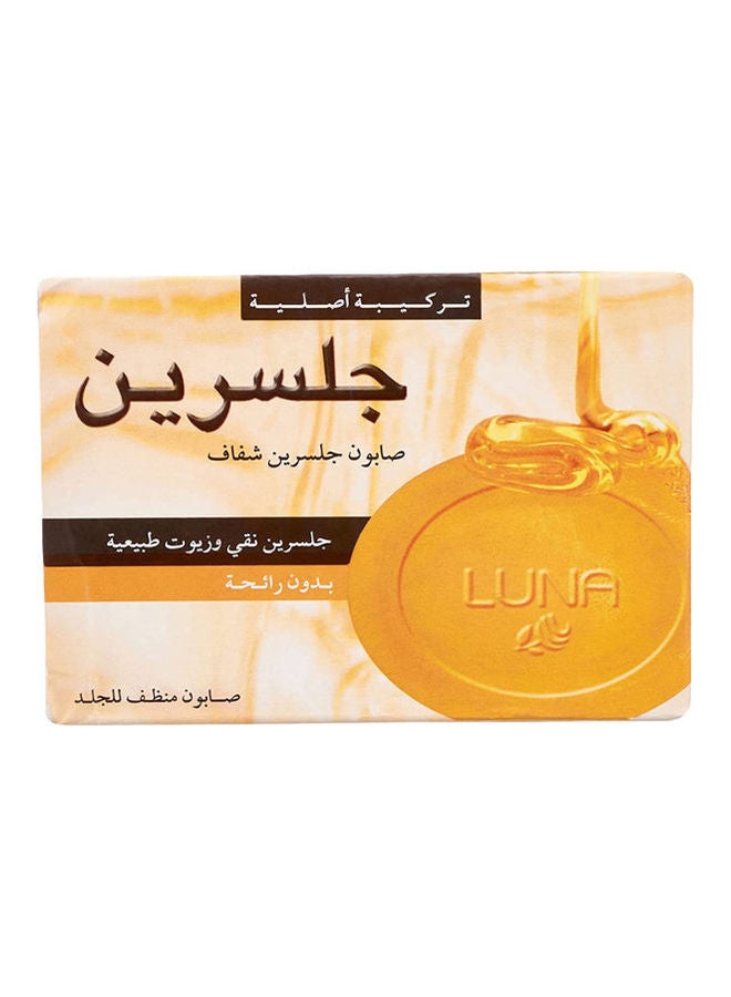 Luna Glycerin Transparent Soap Yellow 115grams  - Image 1