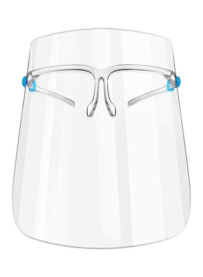 Generic Reusable Face Shield Wearing Glasses Face Visor Transparent Anti-Fog Protect Eyes And Face 