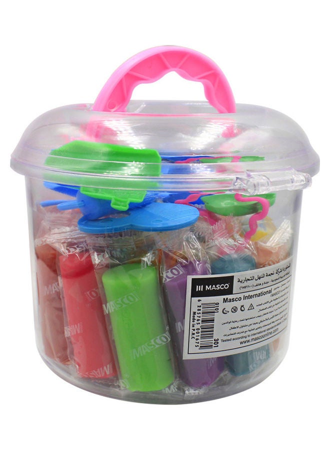 ماسكو 24 لونا من عجينة اللعب مع قوالب 14سم - Image 2