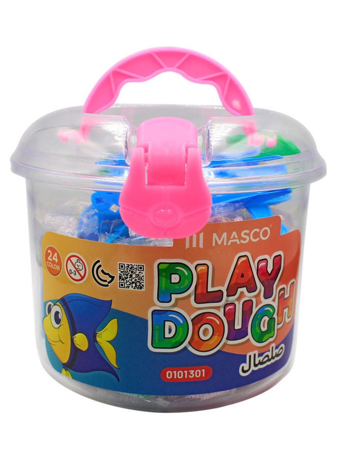 ماسكو 24 لونا من عجينة اللعب مع قوالب 14سم - Image 1