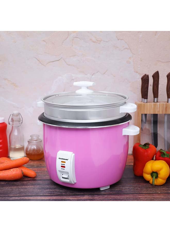 Olsenmark 3-In-1 Portable Rice Cooker 3 L 1000 W OMRC2183H White/Grey - Image 2