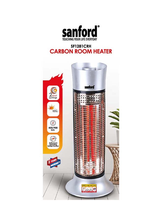 سانفورد سخان للغرفة من الكربون 900.0 W SF1281CRH BS فضي - Image 2