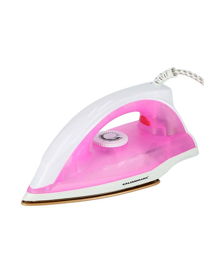 Olsenmark - Dry Iron 1200 W OMDI1696 White/Pink - Image 1