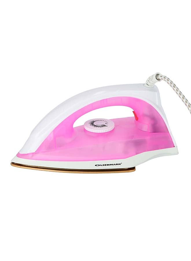 Olsenmark - Dry Iron 1200 W OMDI1696 White/Pink - Image 1