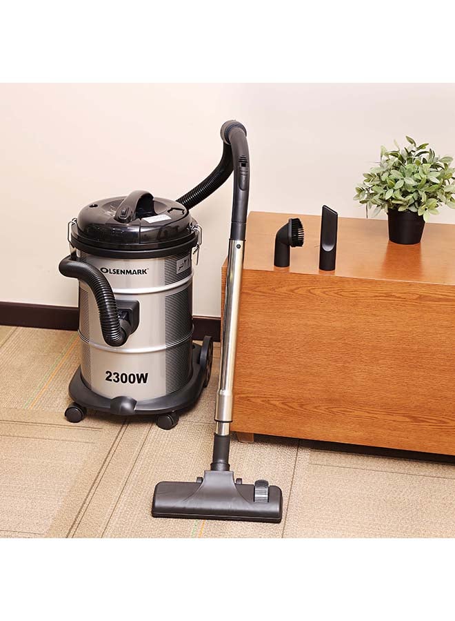 مكنسة كهربائية بقدرة 2400 وات 21 L 2300 W OMVC1574 أحمر/أسود/فضي