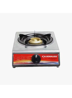 Olsenmark Table Top Single Burner Gas Stove with Stainless Steel Top Panel, Automatic Ignition, LPG, Blue Flame & Powerful Burner OMK2231Z Silver/Black  - Image 4