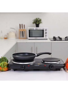 أولسنمارك طبق تسخين كهربائي قدرة 2500 واط 2500 W OMHP2034N أسود/فضي  - Image 3