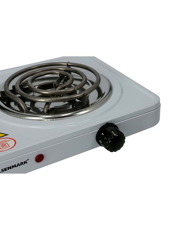 لوح تسخين كهربائي 2000 W OMHP2244 أبيض/فضي