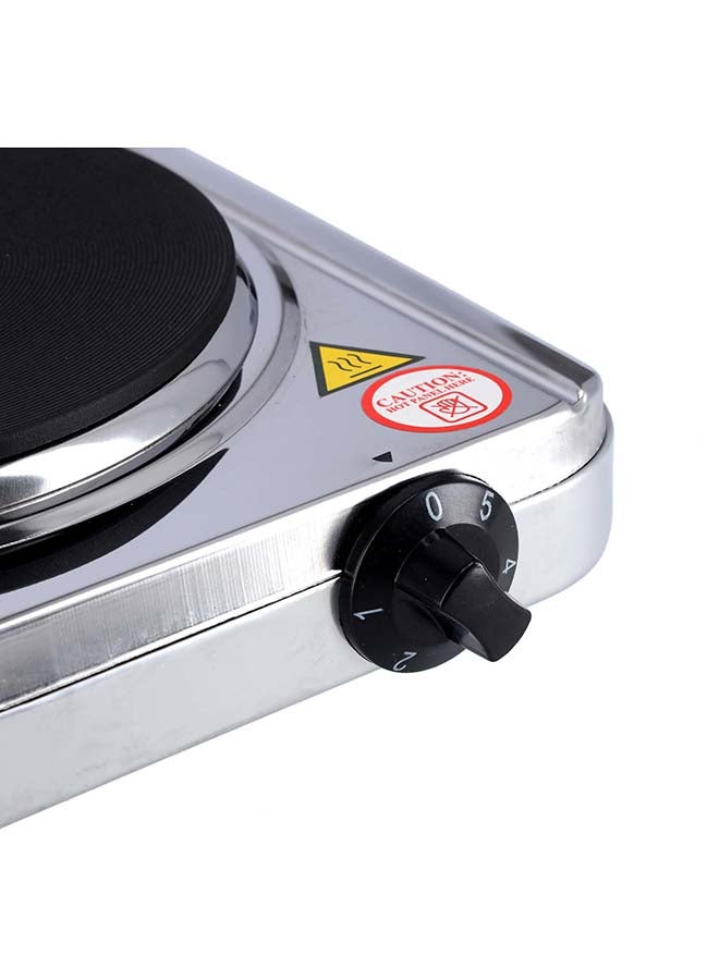 Olsenmark - Electric Hot Plate 1500.0 W OMHP2395 stainless steel/Black - Image 1