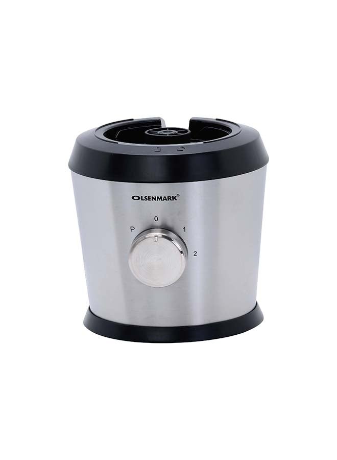 أولسنمارك خلاط متعدد الوظائف 1 في 3 1.5 L 500 W OMSB2382 فضي/أسود/شفاف  - Image 4