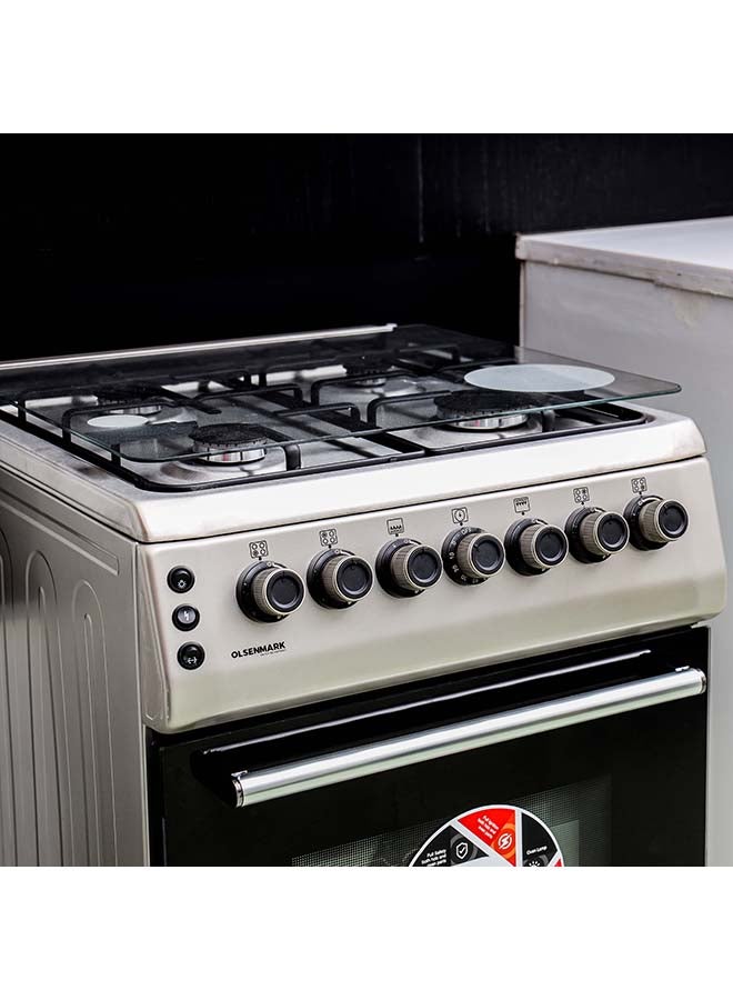 أولسنمارك أجهزة طهي تعمل بالغاز OMCR5004 أسود/ فضي - Image 1