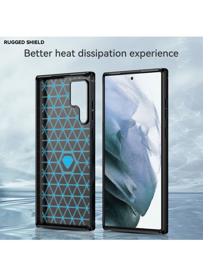 Shockproof Protective Case Cover For Samsung Galaxy S22 Ultra Black Black - Image 4