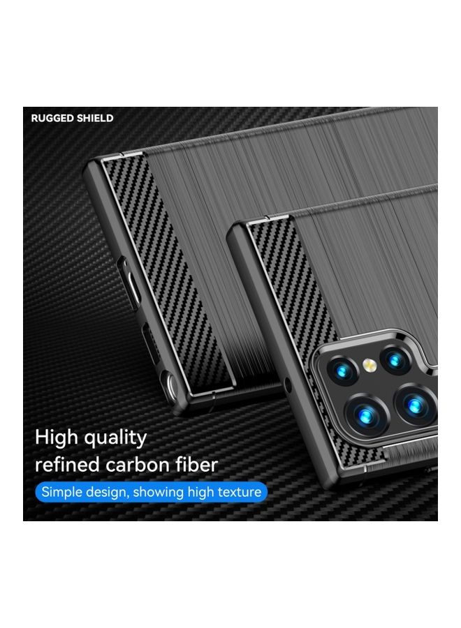 Shockproof Protective Case Cover For Samsung Galaxy S22 Ultra Black Black - Image 2