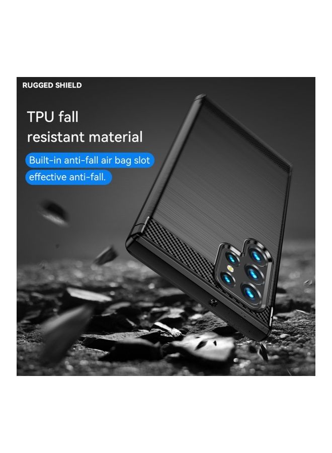 Shockproof Protective Case Cover For Samsung Galaxy S22 Ultra Black Black - Image 5