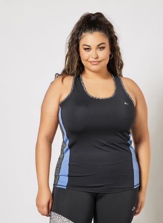 Plus Size Training Vest Black