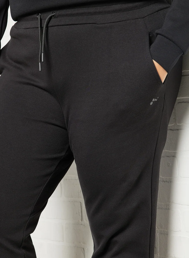 Only Play Plus Size Drawstring Sweatpants Black